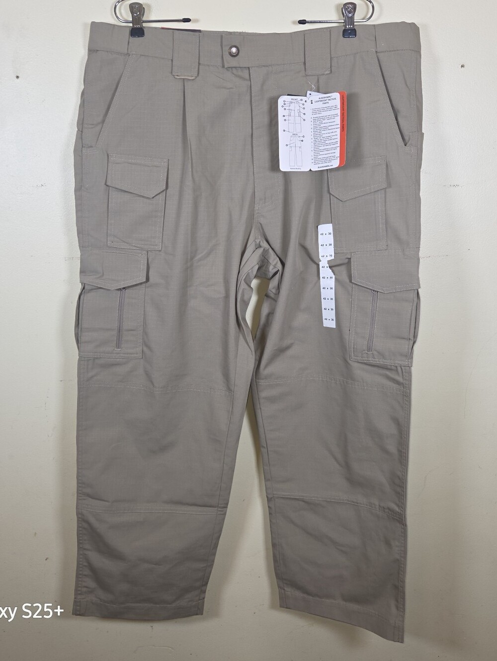 Blackhawk Light Weight Tactical Cargo Khaki Pants 42W x 30 Ripstop 86TP02KH-4230